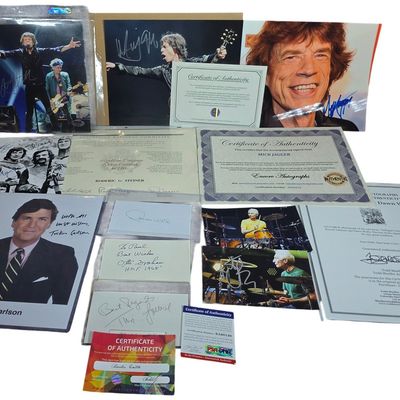 Sale Photo Thumbnail #182: A Collection of Autographed Music, Film, and Political Memorabilia Featuring The Rolling Stones, Monty Python, and Ronald Reagan