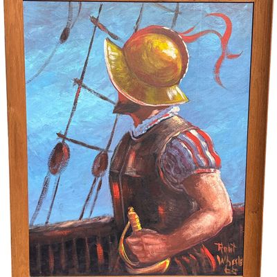 Sale Photo Thumbnail #272: Robert Wheeler, Conquistador, Oil on Canvas, 1966