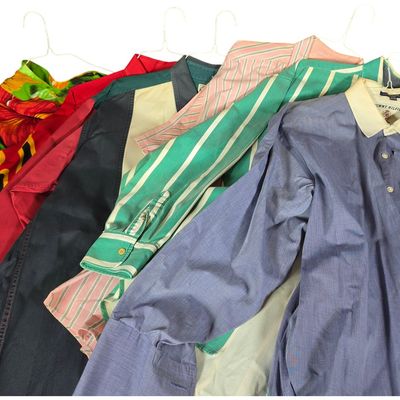 Sale Photo Thumbnail #346: A Collection of Men's Long and Short-Sleeved Shirts including Tommy Hilfiger and Duck Head