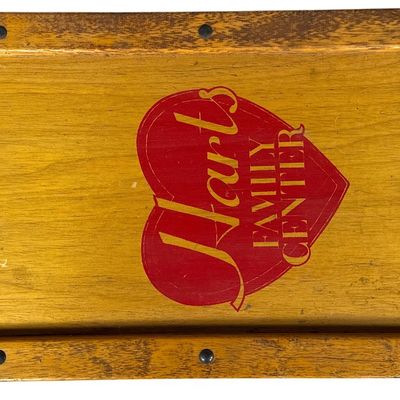 Sale Photo Thumbnail #642: Vintage Hart's Family Center Wooden Mechanic's Creeper