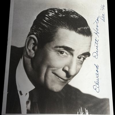Sale Photo Thumbnail #701: Edward Everett Horton Autographed Type 1 Black and White Photograph Signed in Pen