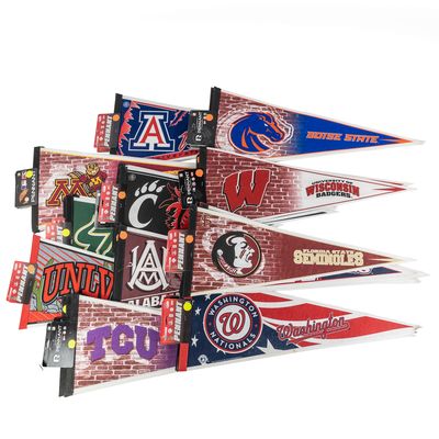 Collection of 50 NCAA Licensed Collegiate Pennants