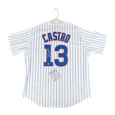Starlin Castro Autographed Chicago Cub Jersey wCOA