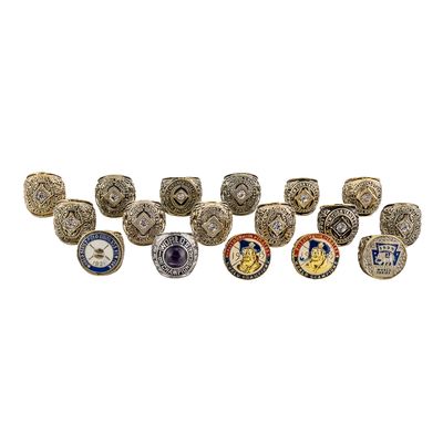 (17) NY Yankees As & Pirates Championship Rings