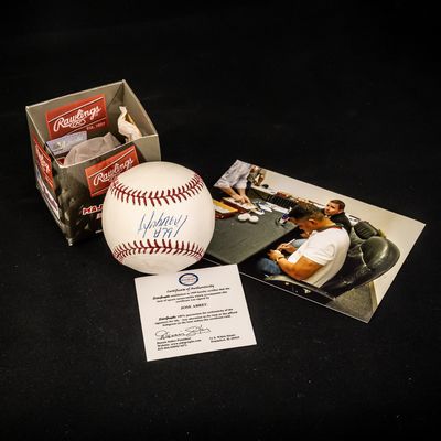 Jose Abreau Autographed Rawlings Baseball w COA