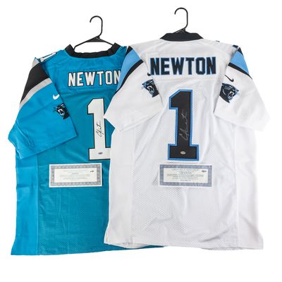 Cam Newton Autographed Panthers Jersey w COA
