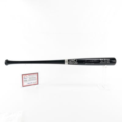 Billy Williams Autographed Rawlings Bat with COA