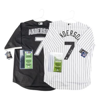 Tim Anderson Autographed White Sox Jersey w COA