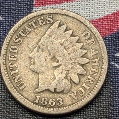 1863 Indian Head Cent