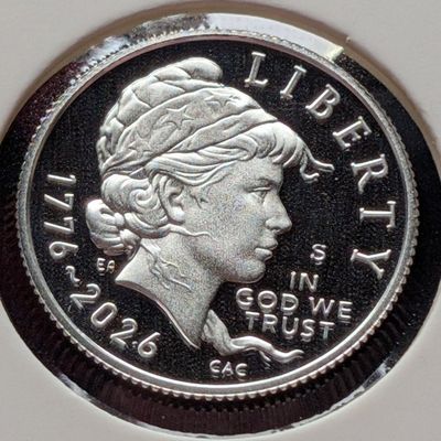 2026-S United States Semiquincentennial .999 Silver Proof Enduring Liberty Dime