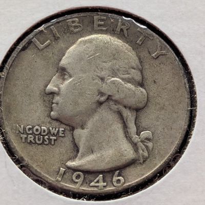 1946-S Washington Quarter, 90% Silver