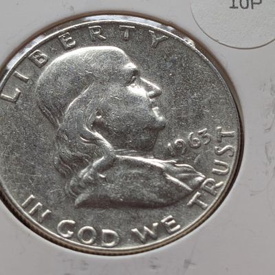 1963-D Franklin 90% Silver Half Dollar