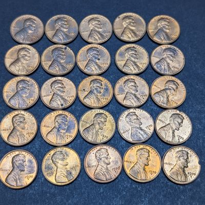 (25) 1970-S Lincoln Memorial Cents - RED / High Grade