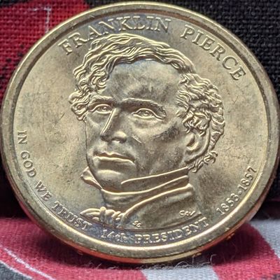 2010-D Franklin Pierce Presidential Dollar - Position A - Uncirculated bought directly from the US mint when released.