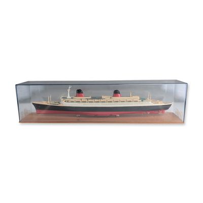 SS France Ocean Liner Plastic Display Model