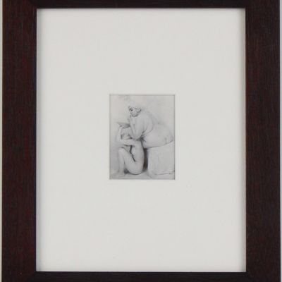 Sale Photo Thumbnail #108: Lynn Bianchi, American 1944-, Servitude I, Silver Gelatin Print Bathed in Gold