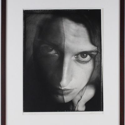 Robert Bianchi, American 1944-, Solid Face, Gelatin Silver Print