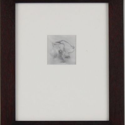 Lynn Bianchi, American 1944-, Caryatid Tea, Silver Gelatin Print Bathed in Gold