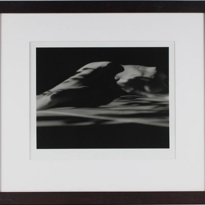Sale Photo Thumbnail #135: Philippe Pache, Swiss 1961-, Vague Lumineuses (Lightwaves), Gelatin Silver Print, Selenium Toned