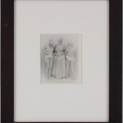 Lynn Bianchi, American 1944-, OK, Silver Gelatin Fiber Print Bathed in Gold