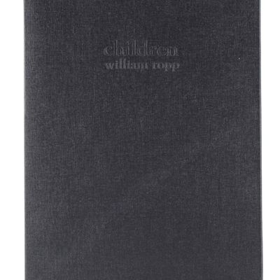 William Ropp, French 1960-, Children, Book with Gelatin Silver Print