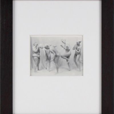 Lynn Bianchi, American 1944-, Jump II, Silver Gelatin Fiber Print Bathed in Gold