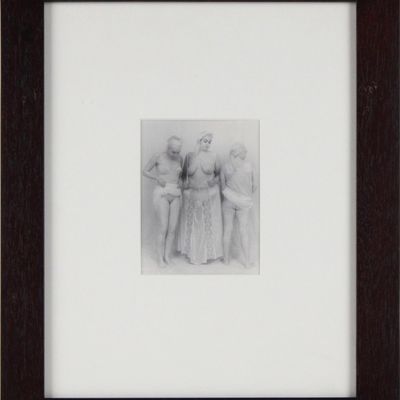Lynn Bianchi, American 1944-, Flash II, Silver Gelatin Fiber Print Bathed in Gold