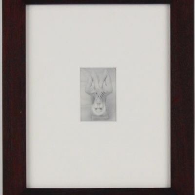 Lynn Bianchi, American 1944-, Caryatid VI, Silver Gelatin Print Bathed in Gold