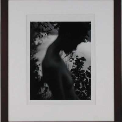 Sale Photo Thumbnail #131: Philippe Pache, Swiss 1961-, Rachel el L'?tang (Rachel and the Pond), Gelatin Silver Print, Selenium