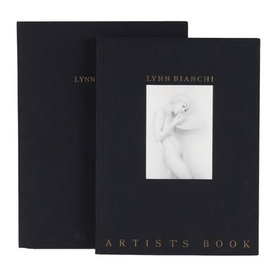 Lynn Bianchi, American 1944-, Artist's Book, Silver Gelatin Prints Bathed in Gold