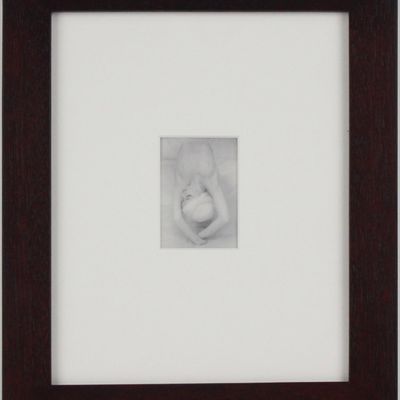 Lynn Bianchi, American 1944-, Caryatid III, Silver Gelatin Print Bathed in Gold