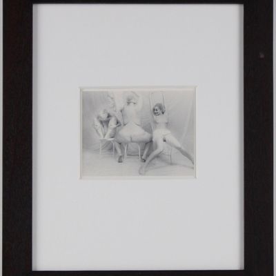 Sale Photo Thumbnail #109: Lynn Bianchi, American 1944-, Show, Silver Gelatin Fiber Print Bathed in Gold