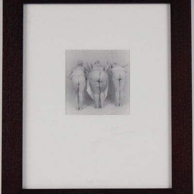 Lynn Bianchi, American 1944-, Flash, Silver Gelatin Fiber Print Bathed in Gold