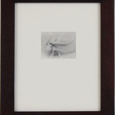 Sale Photo Thumbnail #115: Lynn Bianchi, American 1944-, Wings, Silver Gelatin Print Bathed in Gold