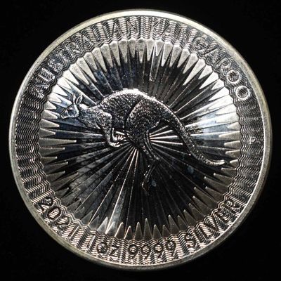 Sale Photo Thumbnail #407: KANGAROO CANADIAN 1 OZ .999 SILVER ROUND