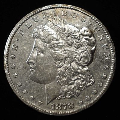 Sale Photo Thumbnail #173: 1878-CC MORGAN DOLLAR AU