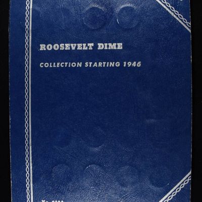 Sale Photo Thumbnail #307: ROOSEVELT DIME WHITMAN ALBUM