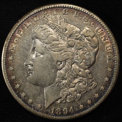 Sale Photo Thumbnail #195: 1894-S MORGAN DOLLAR XF/AU