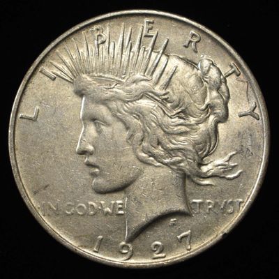 Sale Photo Thumbnail #218: 1927-D PEACE DOLLAR AU/BU