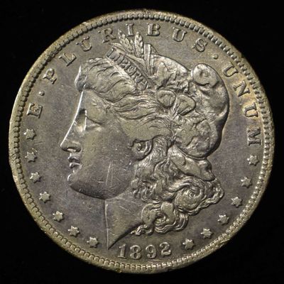 Sale Photo Thumbnail #192: 1892-S MORGAN DOLLAR XF/AU