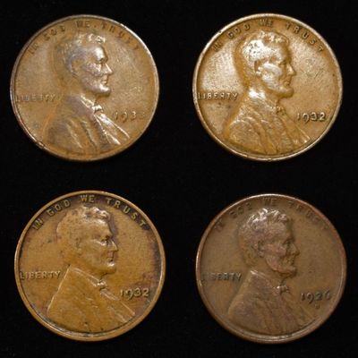 Sale Photo Thumbnail #153: 8 NICE EARLY SEMIKEY WHEAT CENTS