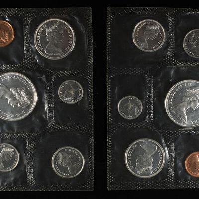 Sale Photo Thumbnail #231: (2) 1967 CANADA PL SET