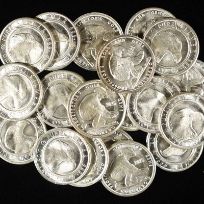 Sale Photo Thumbnail #400: (20) 0.05 OZ .999 SILVER ROUNDS