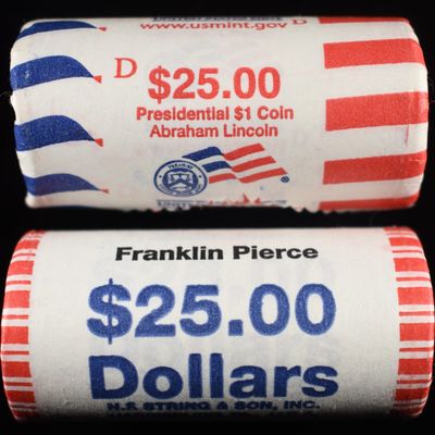 Sale Photo Thumbnail #350: (2) PRESIDENTAL $1 ROLLS