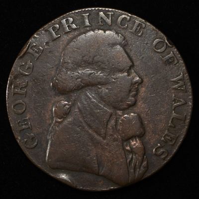 Sale Photo Thumbnail #124: 1795 HALF PENNY GEORGE PRINCE OF WALES