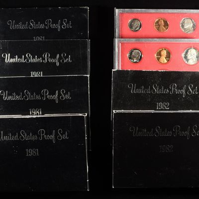 Sale Photo Thumbnail #252: (4) 1881-82 PROOF SETS
