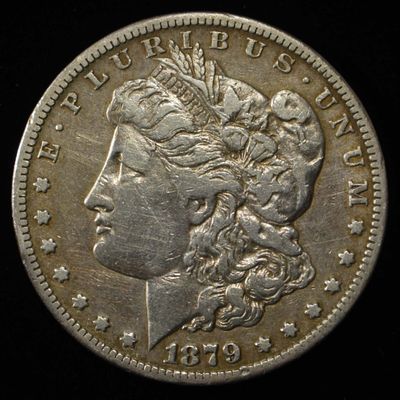 Sale Photo Thumbnail #176: 1879-CC MORGAN DOLLAR XF/AU
