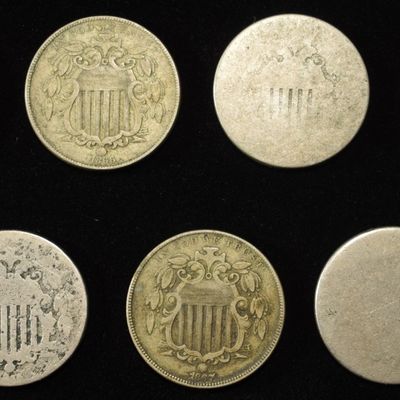 (7) SHIELD NICKELS