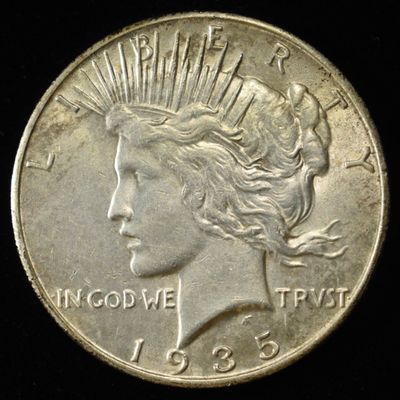 Sale Photo Thumbnail #225: 1935-S PEACE DOLLAR CH BU