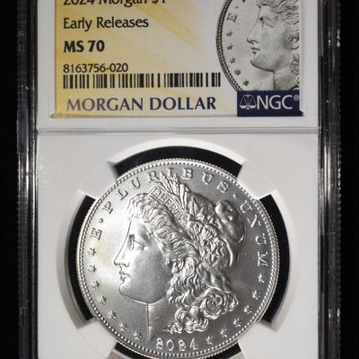 2024 MORGAN DOLLAR NGC MS70 EARLY RELEASES